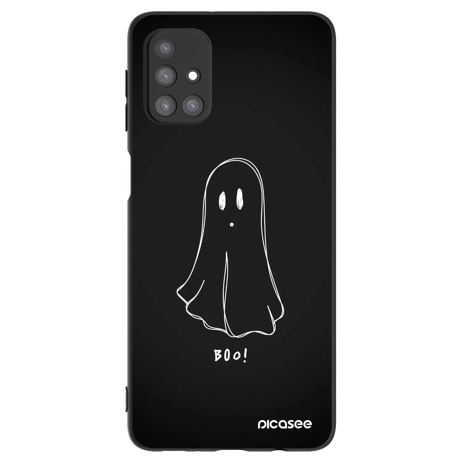 Picasee silikónový čierny obal pre Samsung Galaxy M31s - Ghost 2