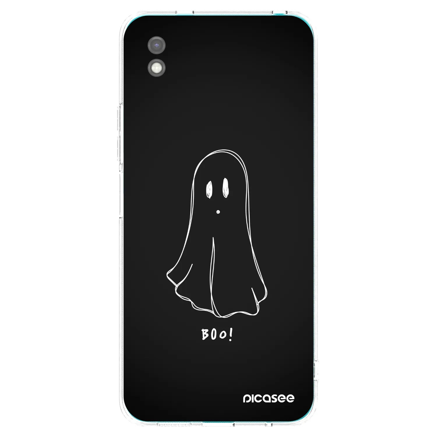 Picasee silikónový čierny obal pre Xiaomi Redmi 9A - Ghost 2