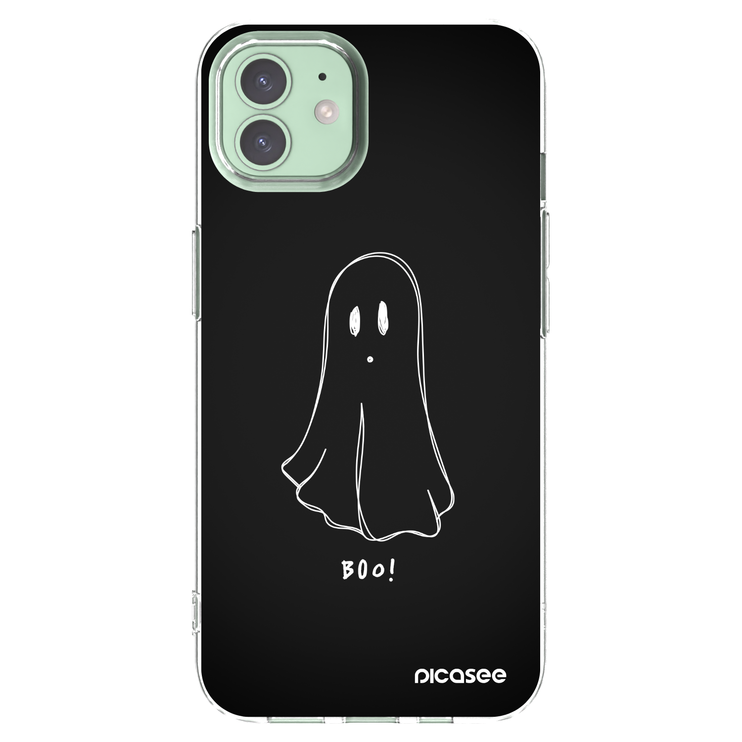 Picasee silikónový prehľadný obal pre Apple iPhone 12 Pro - Ghost 2