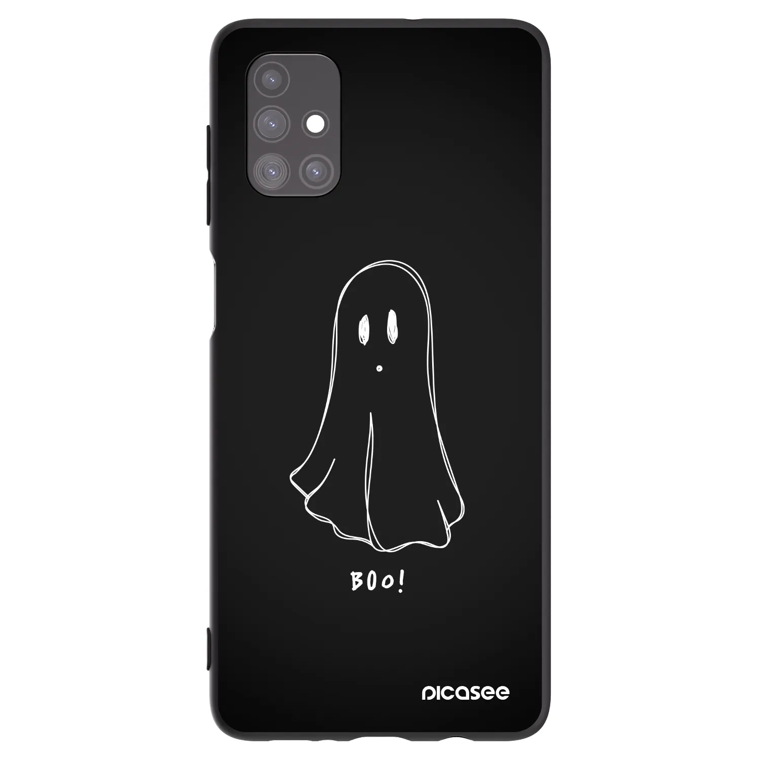 Picasee silikónový čierny obal pre Samsung Galaxy M51 M515F - Ghost 2