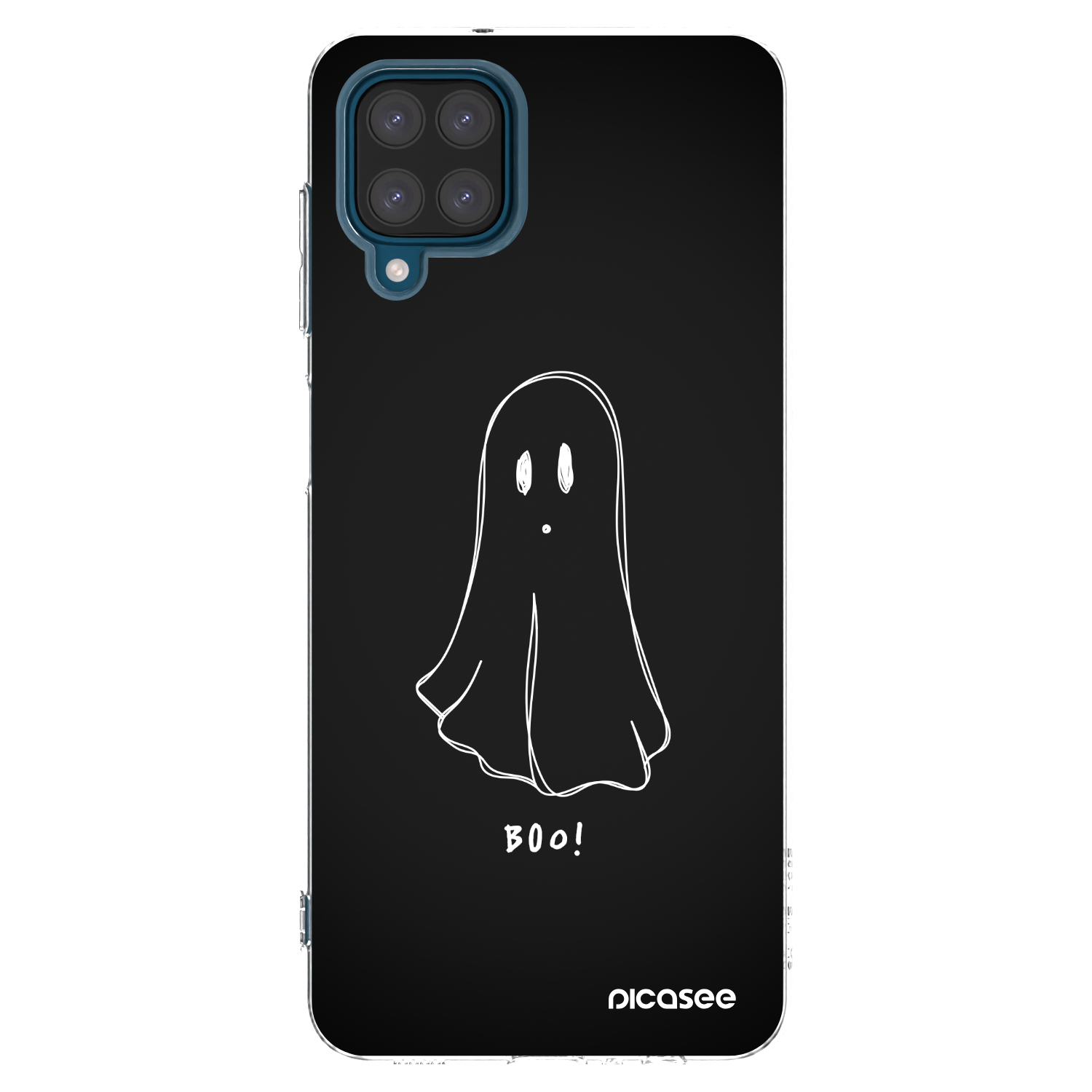 Picasee silikónový prehľadný obal pre Samsung Galaxy A12 A125F - Ghost 2