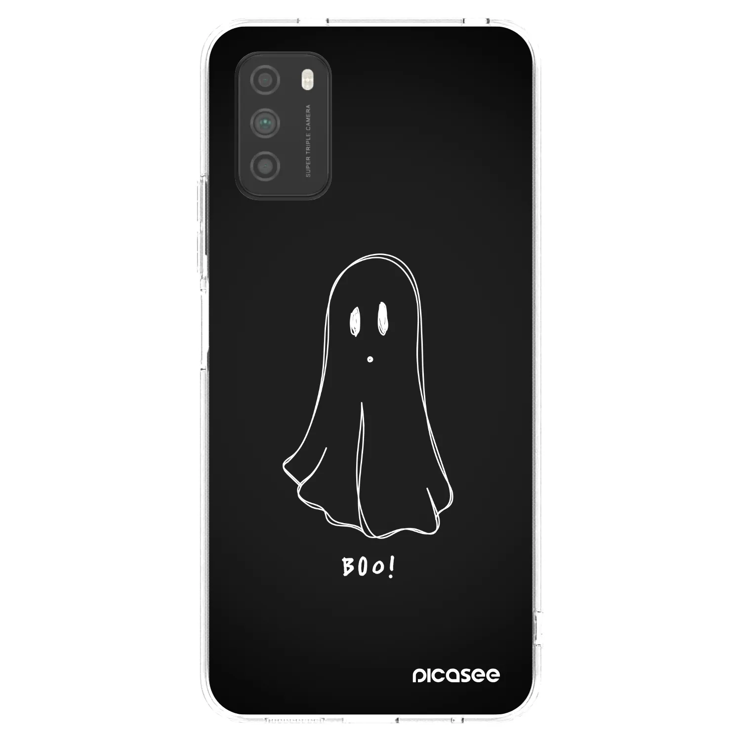 Picasee silikónový prehľadný obal pre Xiaomi Poco M3 - Ghost 2
