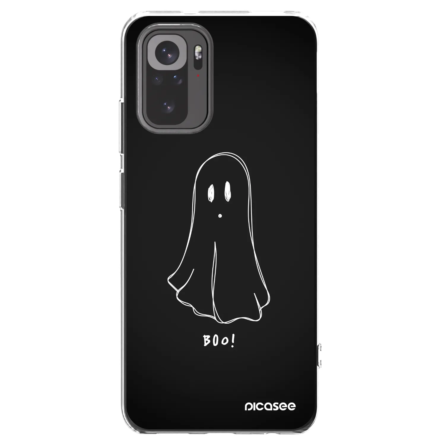 Picasee silikónový prehľadný obal pre Xiaomi Redmi Note 10S - Ghost 2