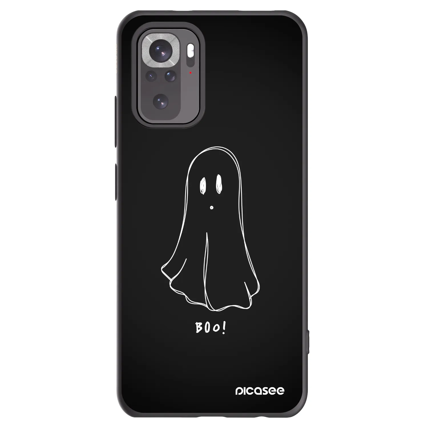 Picasee silikónový čierny obal pre Xiaomi Redmi Note 10S - Ghost 2