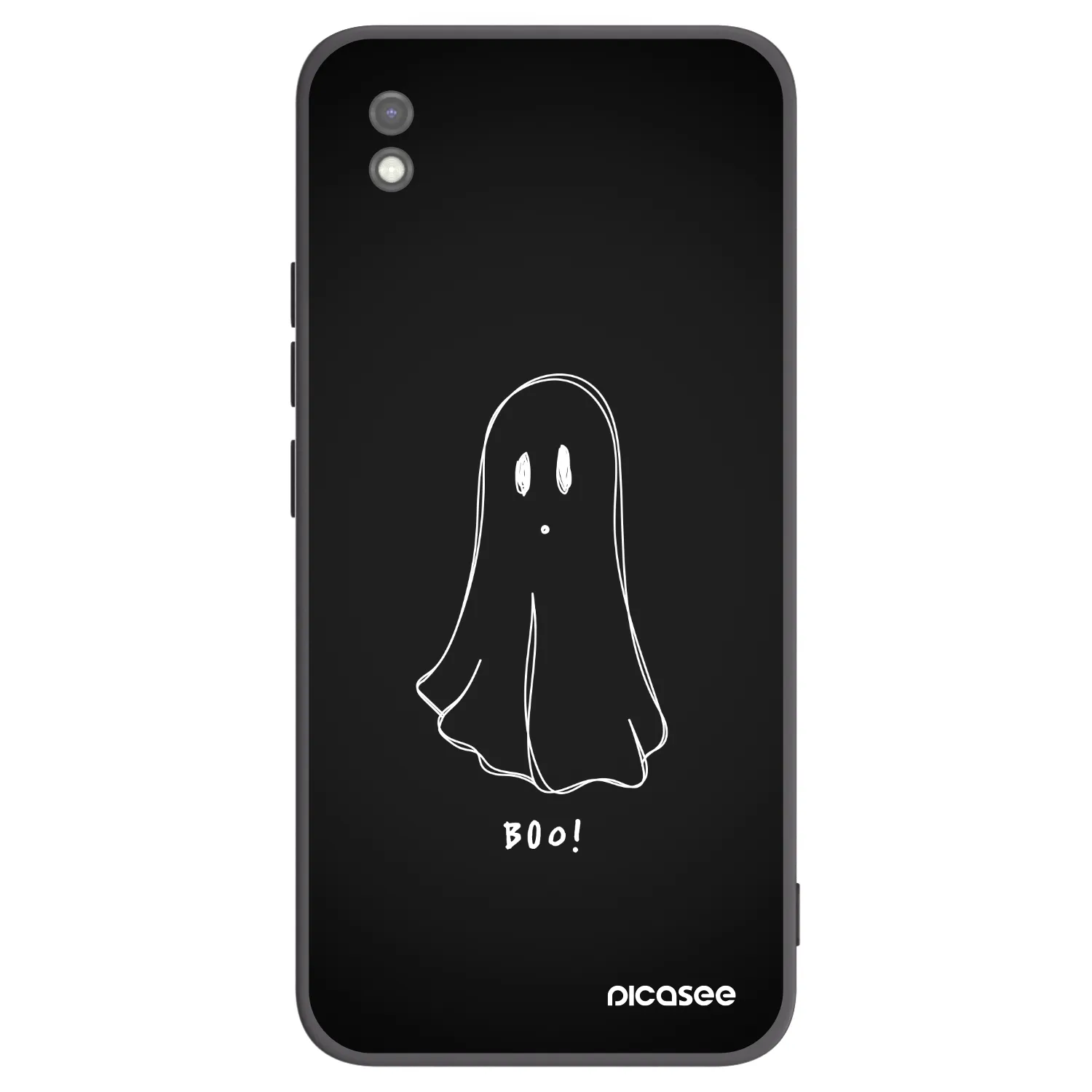 Picasee silikónový čierny obal pre Xiaomi Redmi 9AT - Ghost 2