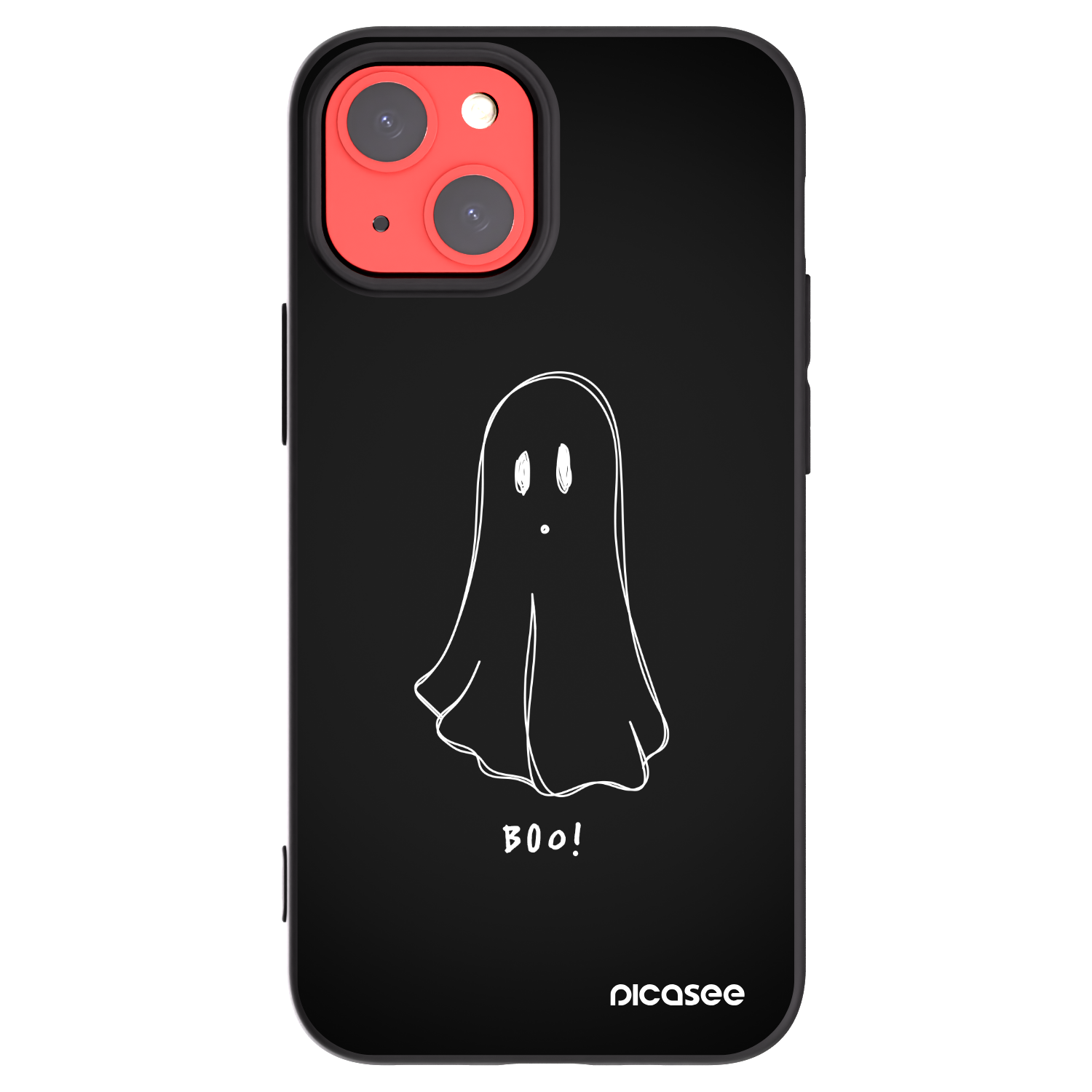 Picasee silikónový čierny obal pre Apple iPhone 13 mini - Ghost 2