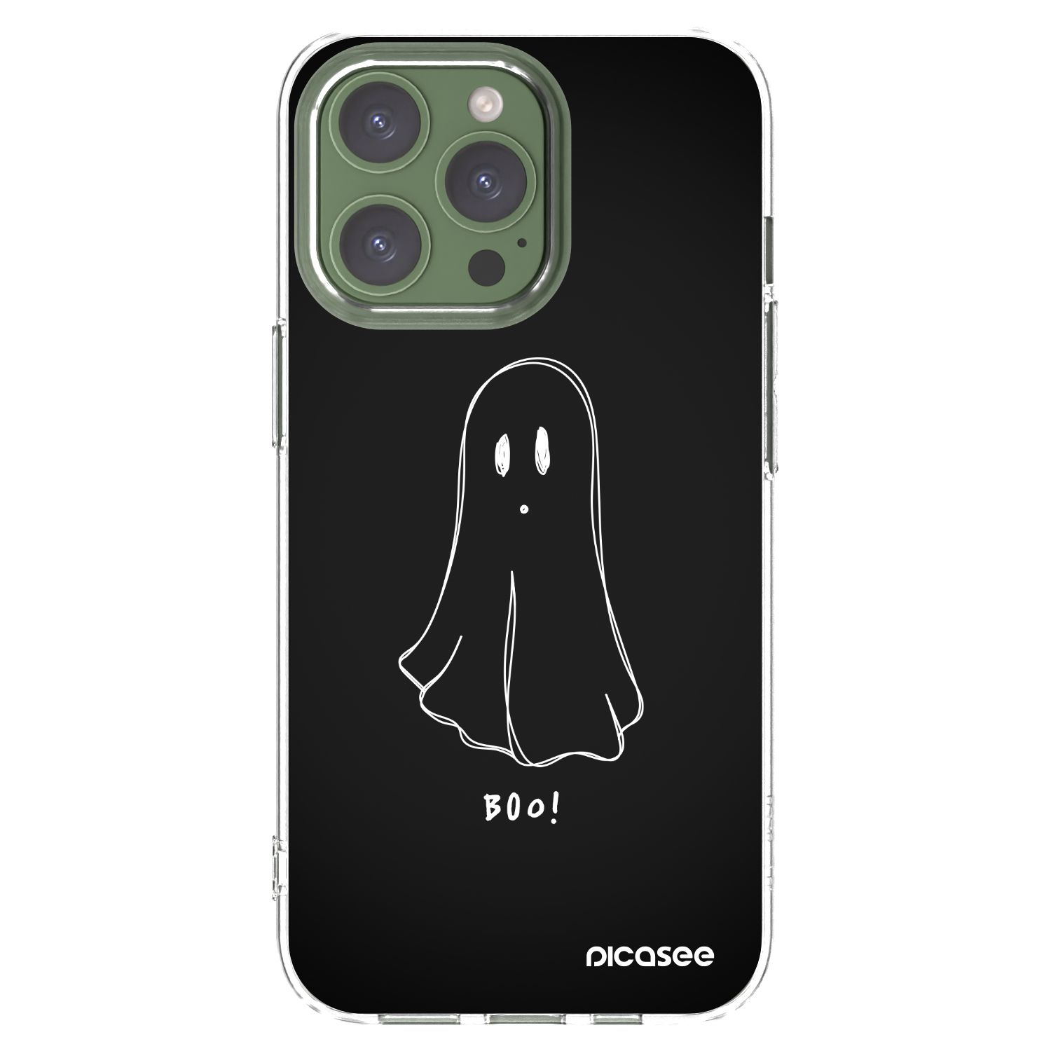 Picasee silikónový prehľadný obal pre Apple iPhone 13 Pro - Ghost 2