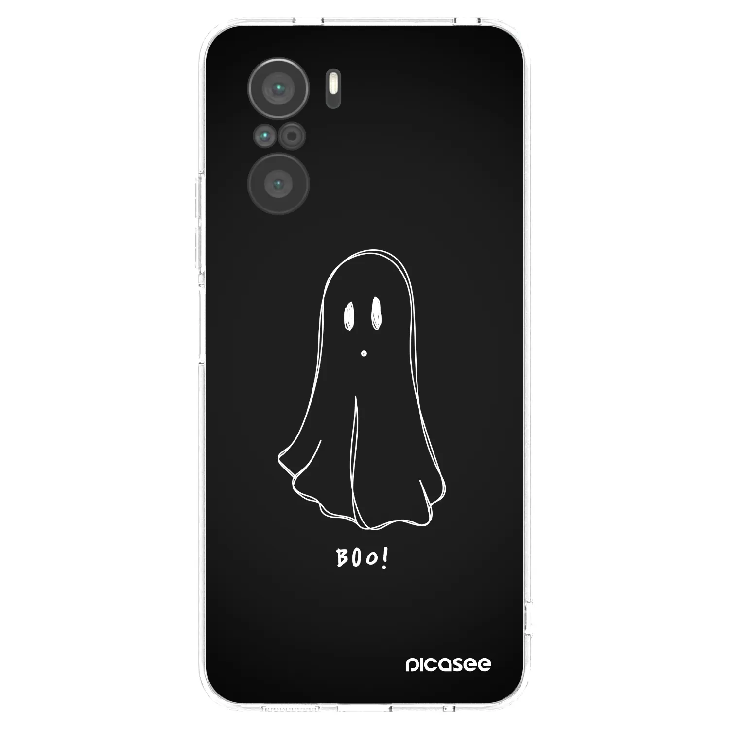 Picasee silikónový prehľadný obal pre Xiaomi Poco F3 - Ghost 2