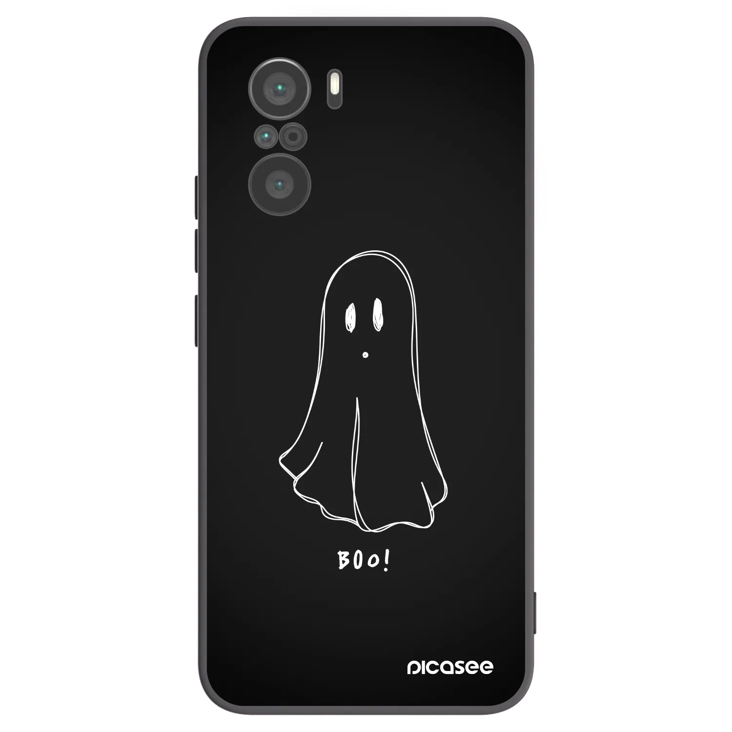 Picasee silikónový čierny obal pre Xiaomi Poco F3 - Ghost 2
