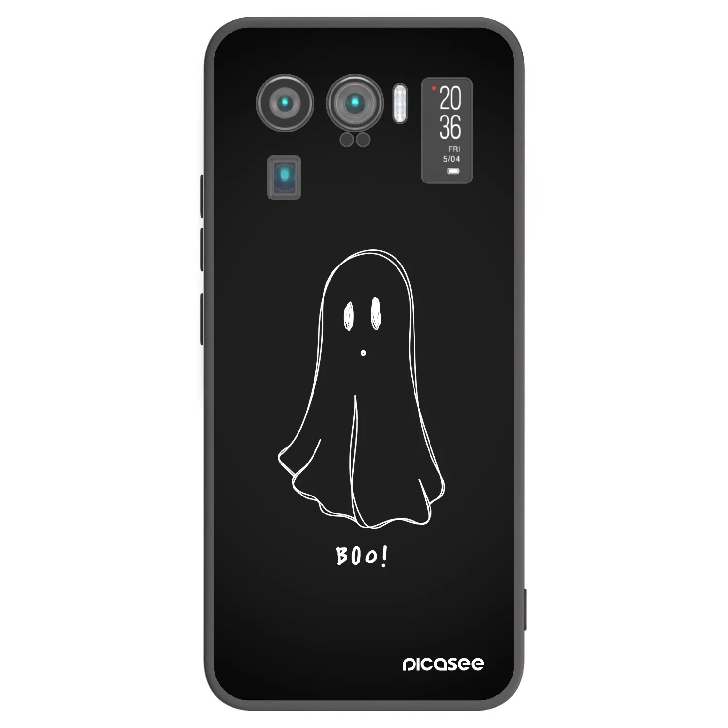 Picasee silikónový čierny obal pre Xiaomi Mi 11 Ultra - Ghost 2