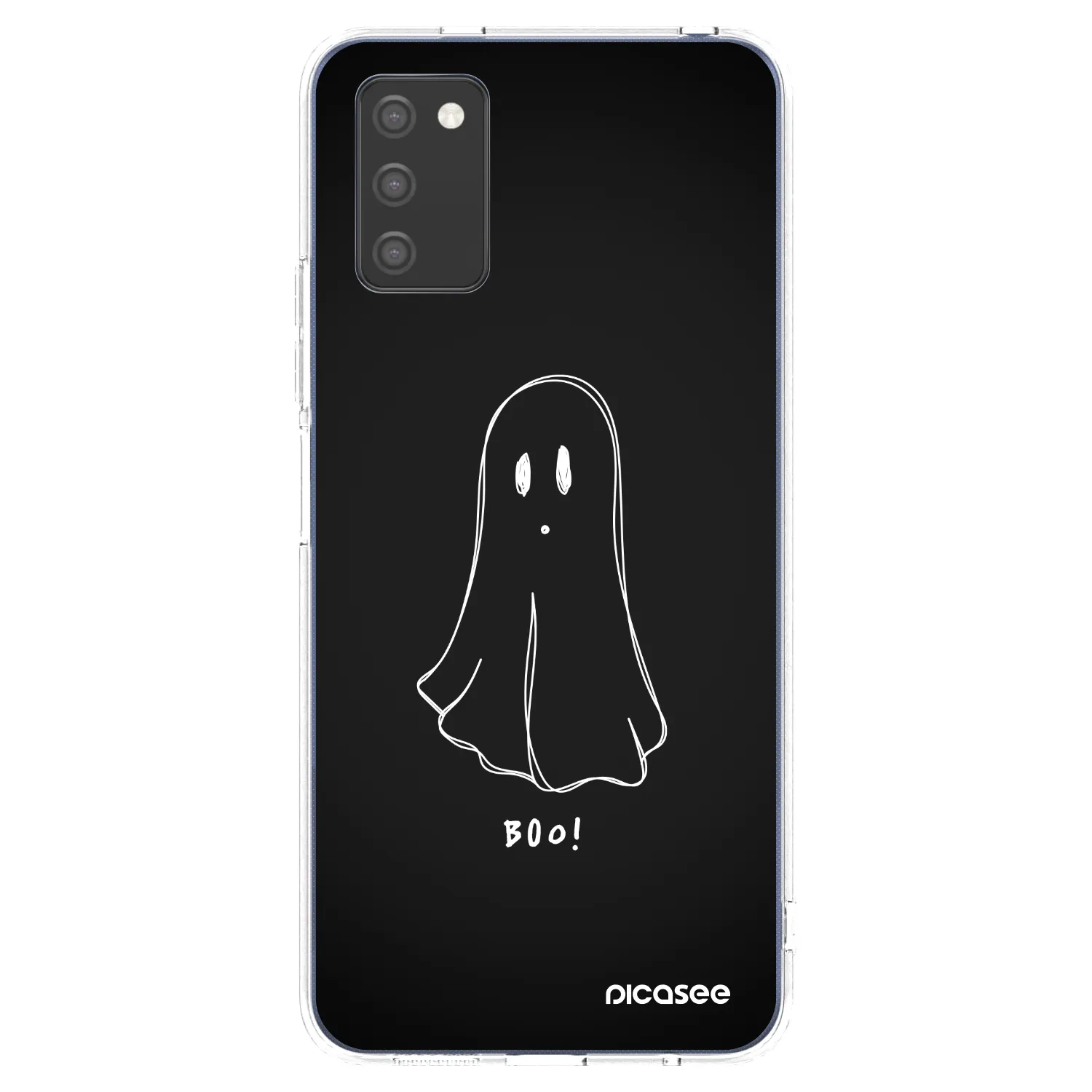 Picasee silikónový prehľadný obal pre Samsung Galaxy A02s A025G - Ghost 2