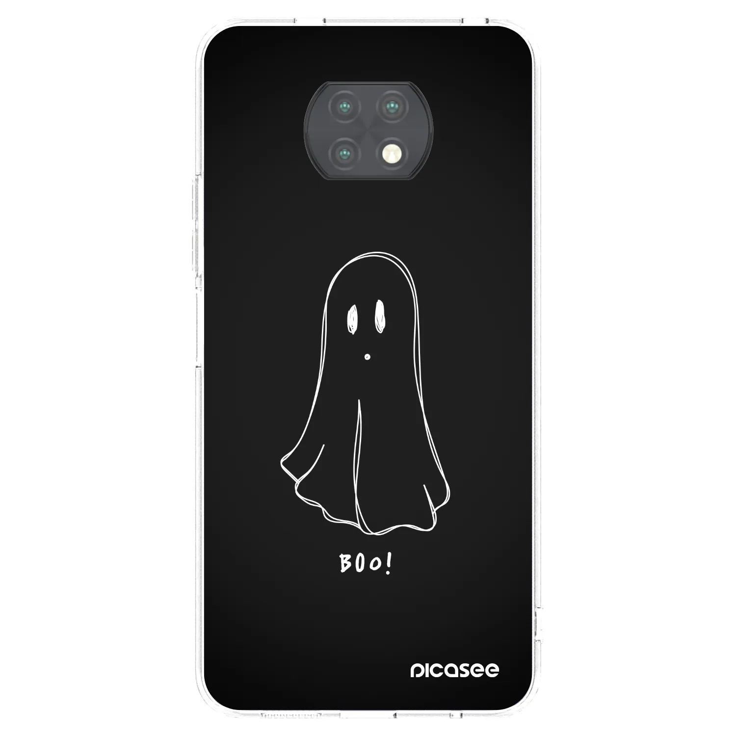 Picasee silikónový prehľadný obal pre Xiaomi Redmi Note 9T - Ghost 2