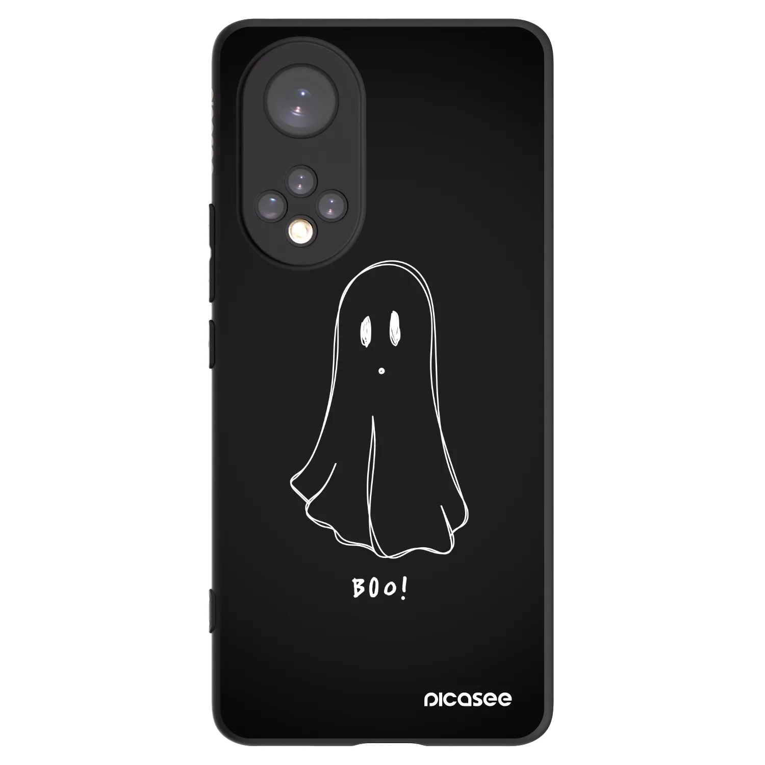 Picasee silikónový čierny obal pre Honor 50 5G - Ghost 2
