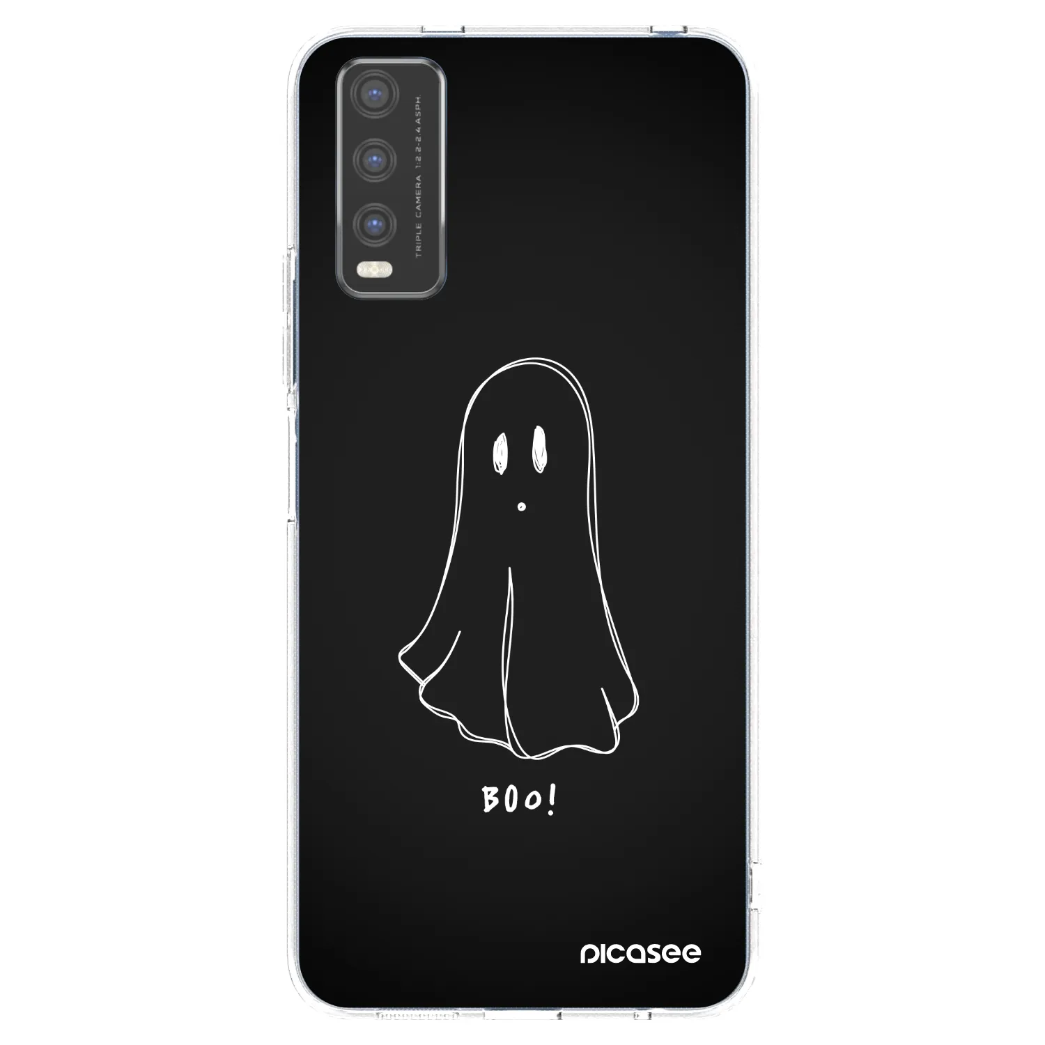 Picasee silikónový prehľadný obal pre Vivo Y20s - Ghost 2