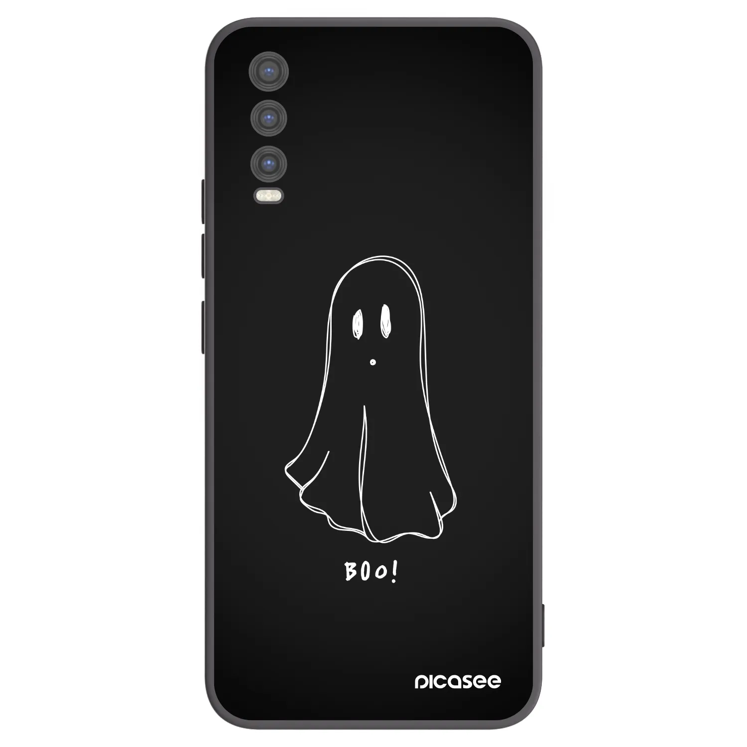 Picasee silikónový čierny obal pre Vivo Y20s - Ghost 2