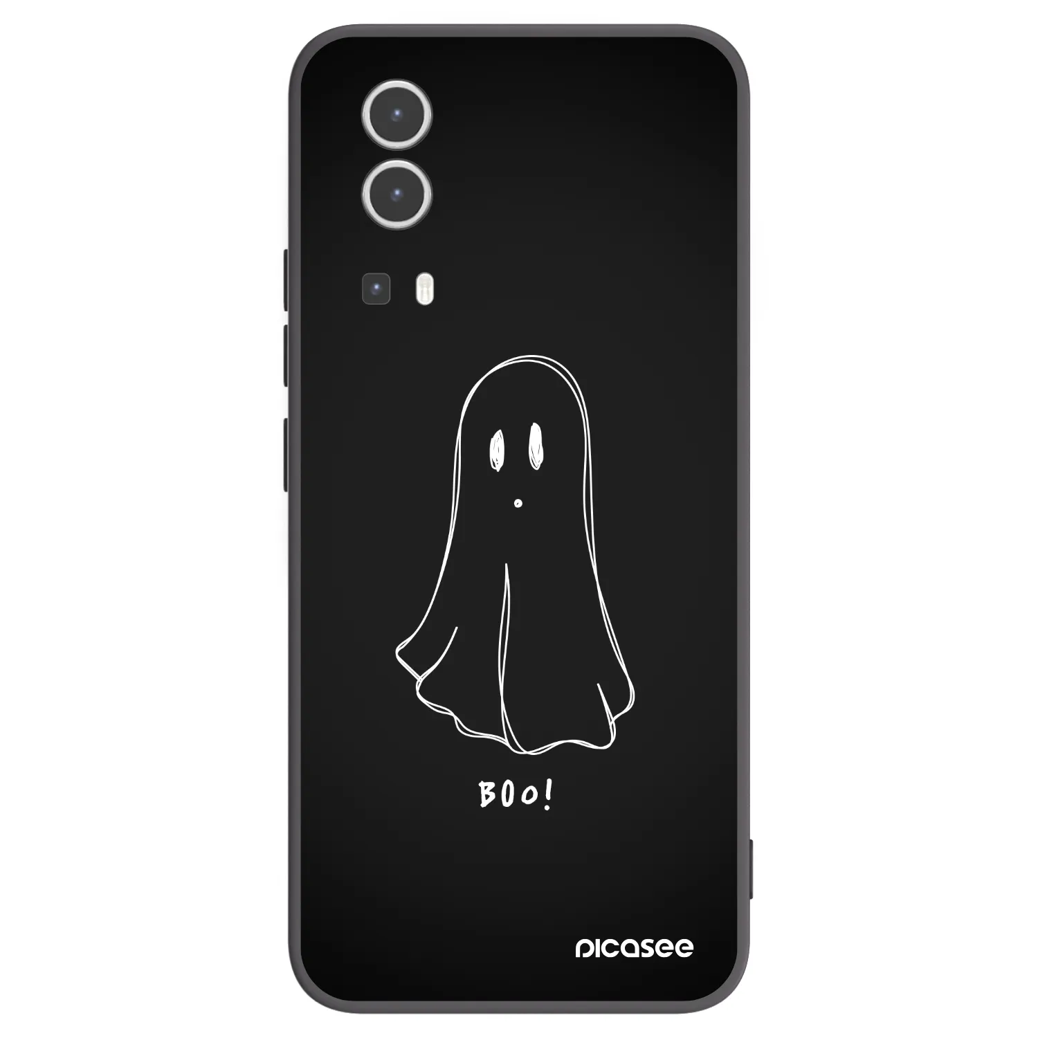 Picasee silikónový čierny obal pre Vivo Y72 5G - Ghost 2