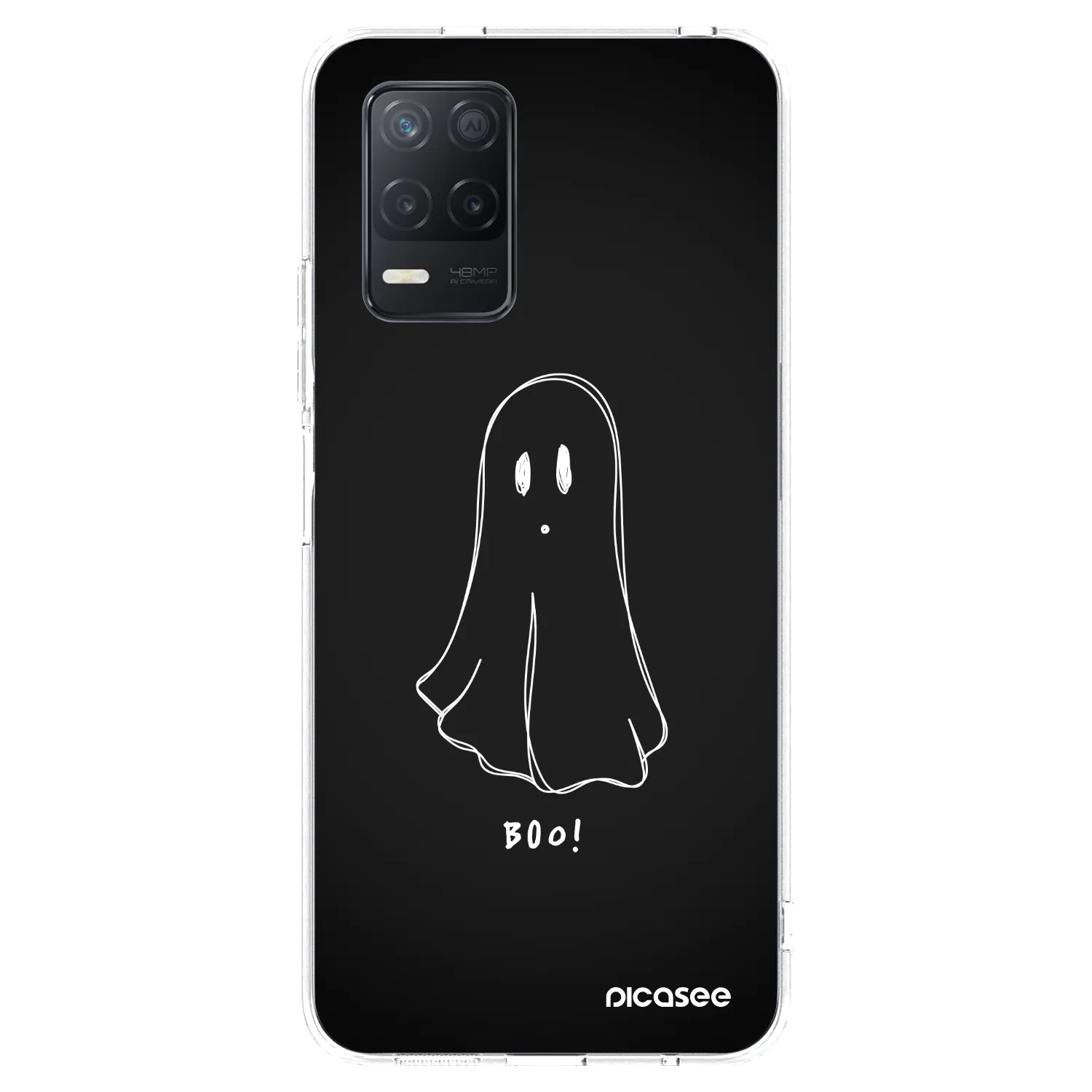 Picasee silikónový prehľadný obal pre Realme 8 5G - Ghost 2