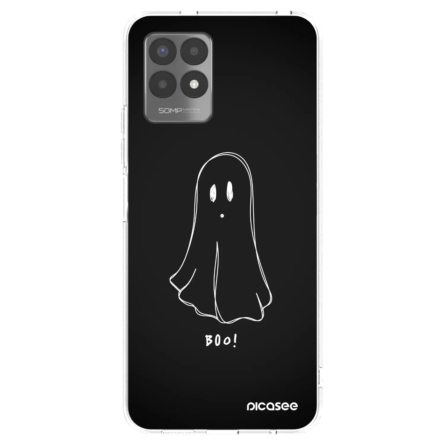 Picasee silikónový prehľadný obal pre Realme 8i - Ghost 2