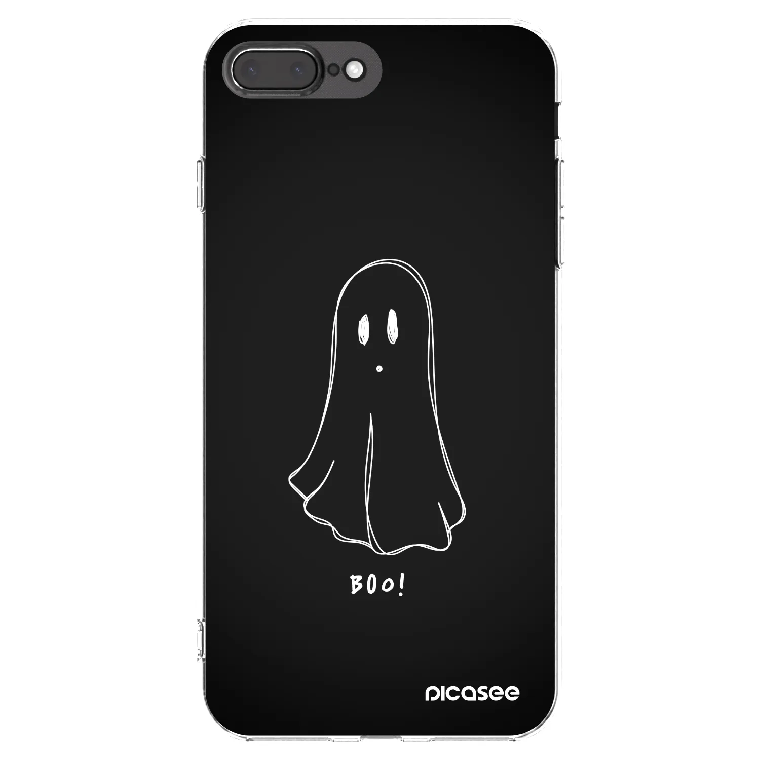 Picasee silikónový prehľadný obal pre Apple iPhone 7 Plus - Ghost 2