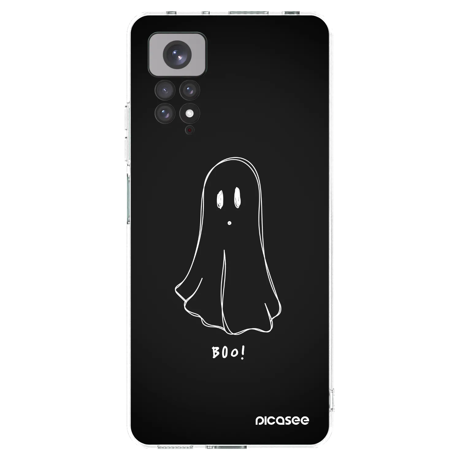 Picasee silikónový prehľadný obal pre Xiaomi Redmi Note 11S 4G - Ghost 2