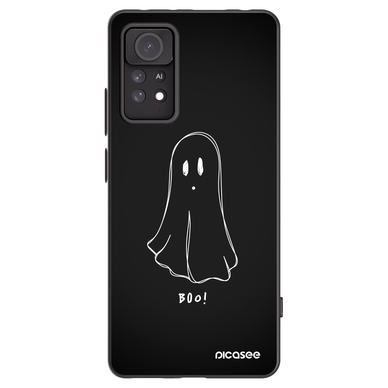 Picasee silikónový čierny obal pre Xiaomi Redmi Note 11 Pro - Ghost 2