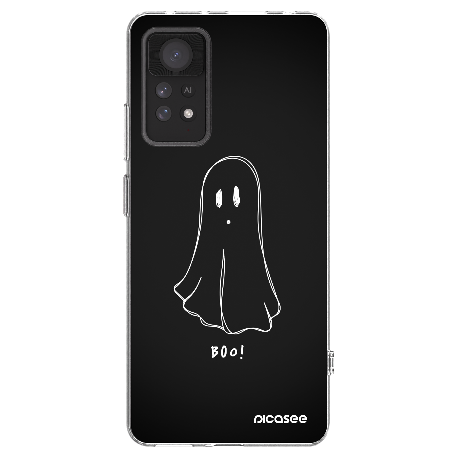 Picasee silikónový prehľadný obal pre Xiaomi Redmi Note 11 Pro - Ghost 2
