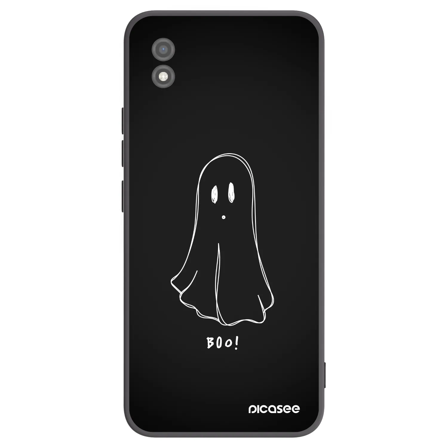 Picasee silikónový čierny obal pre Realme C11 (2021) - Ghost 2
