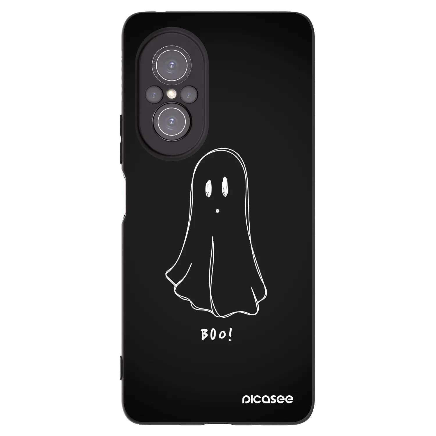 Picasee silikónový čierny obal pre Huawei Nova 9 SE - Ghost 2