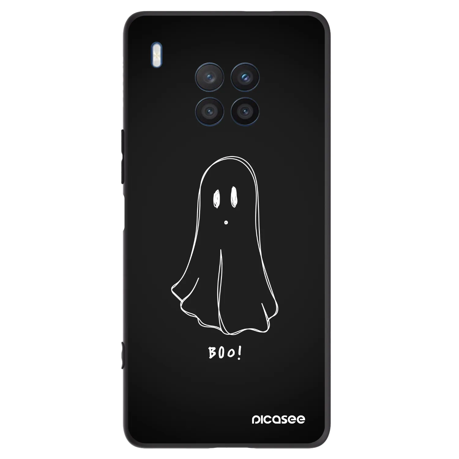 Picasee silikónový čierny obal pre Honor 50 Lite - Ghost 2