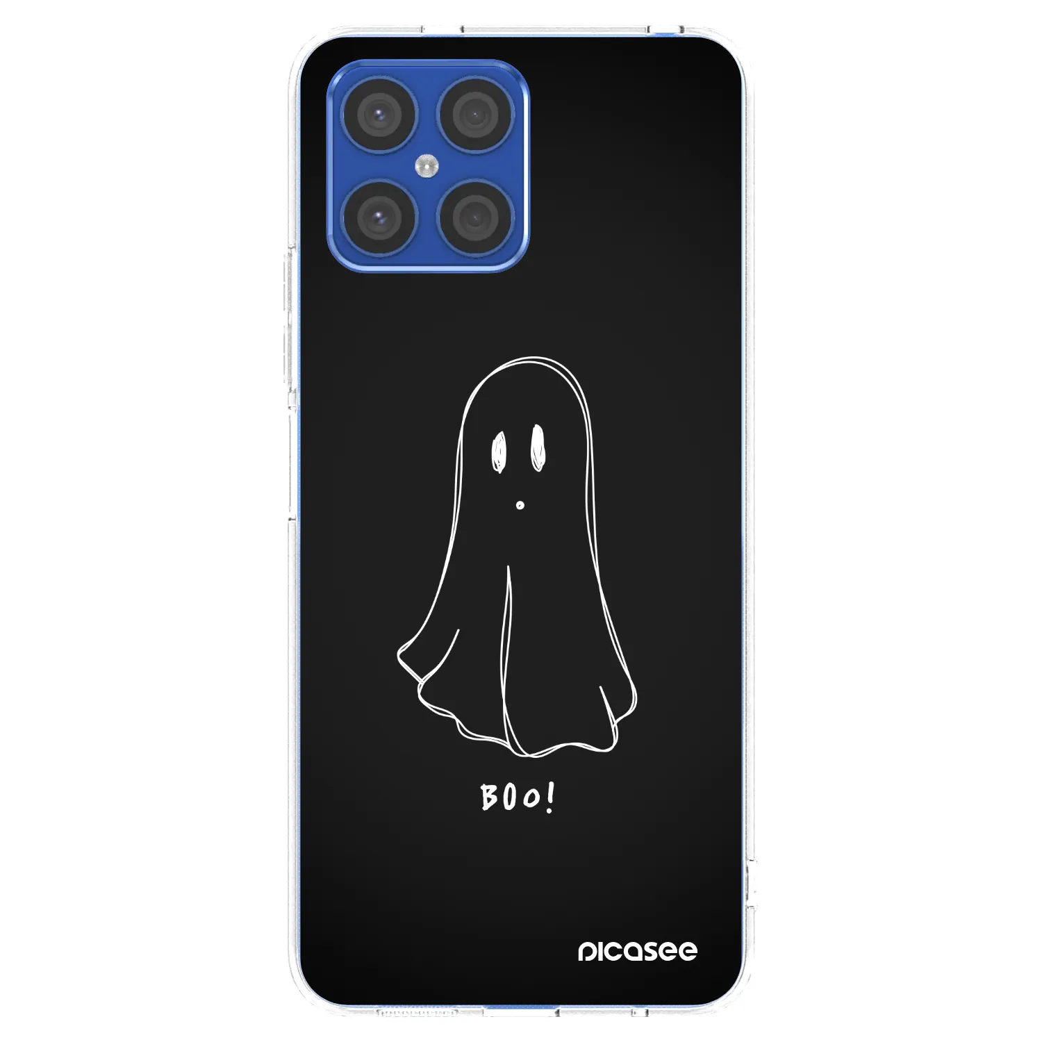 Picasee silikónový prehľadný obal pre Honor X8 4G - Ghost 2