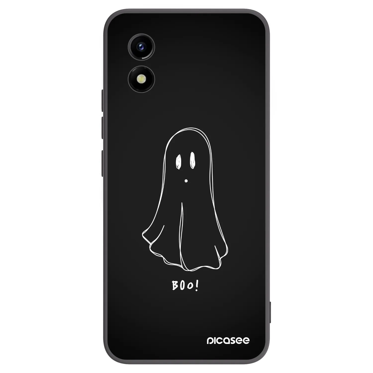 Picasee silikónový čierny obal pre Vivo Y01 - Ghost 2