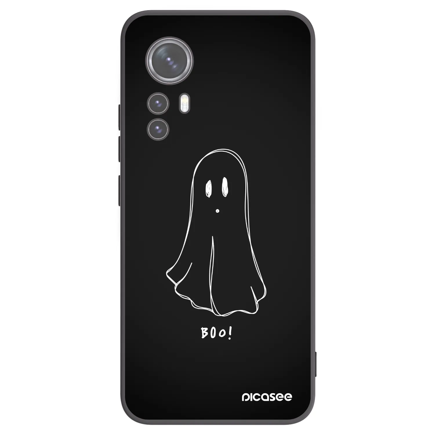 Picasee silikónový čierny obal pre Xiaomi 12X - Ghost 2