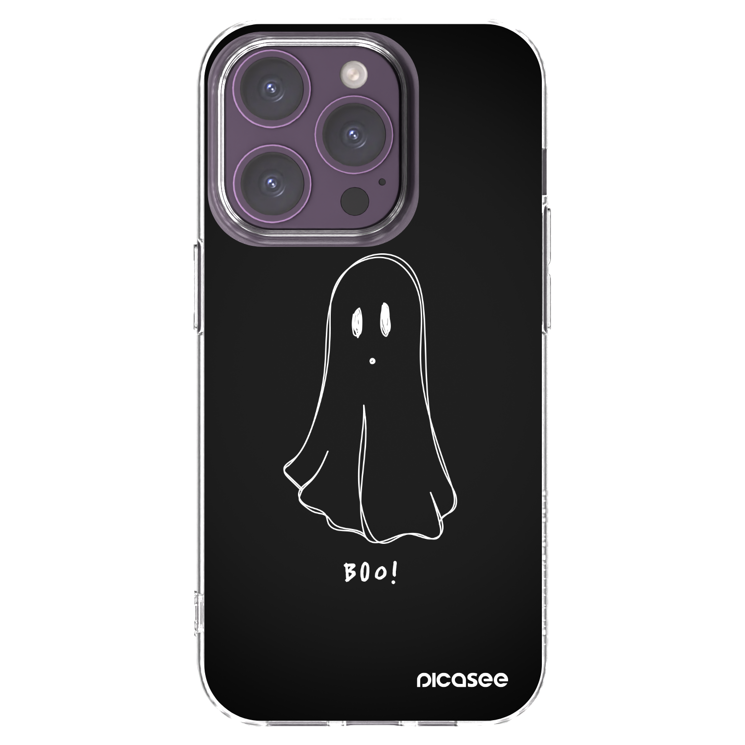 Picasee silikónový prehľadný obal pre Apple iPhone 14 Pro - Ghost 2