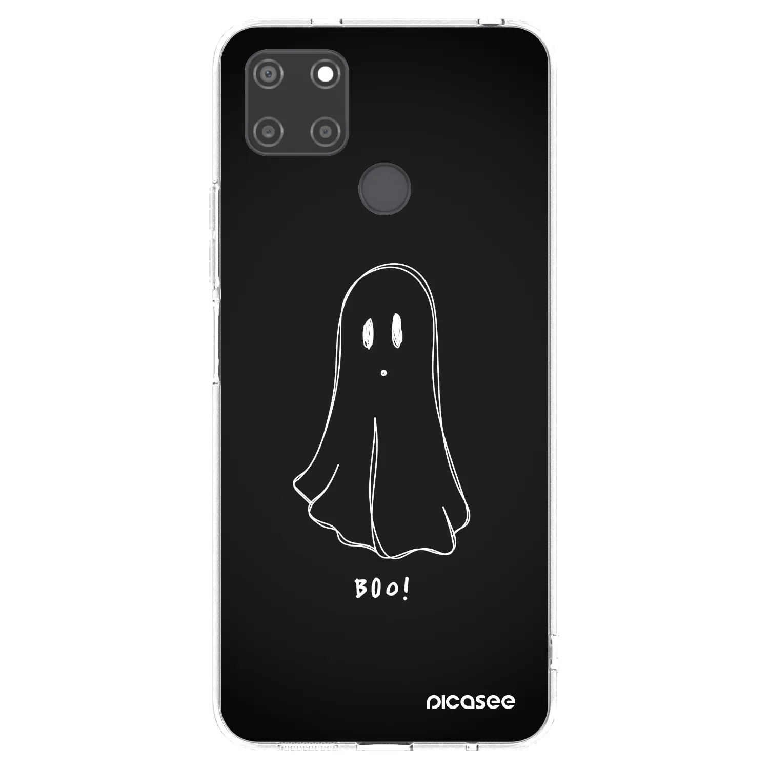 Picasee silikónový prehľadný obal pre Realme C21Y - Ghost 2