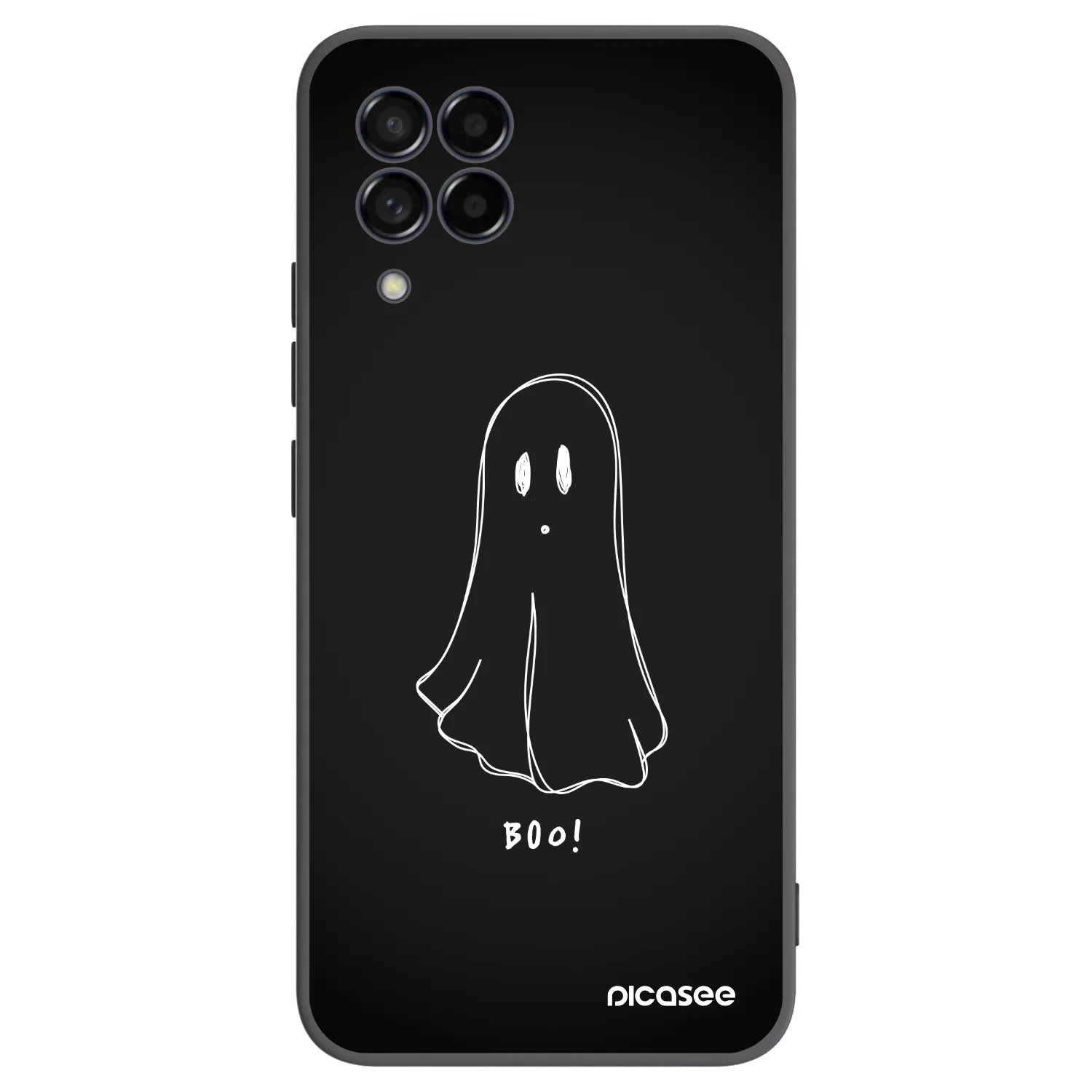 Picasee silikónový čierny obal pre Samsung Galaxy M53 5G - Ghost 2