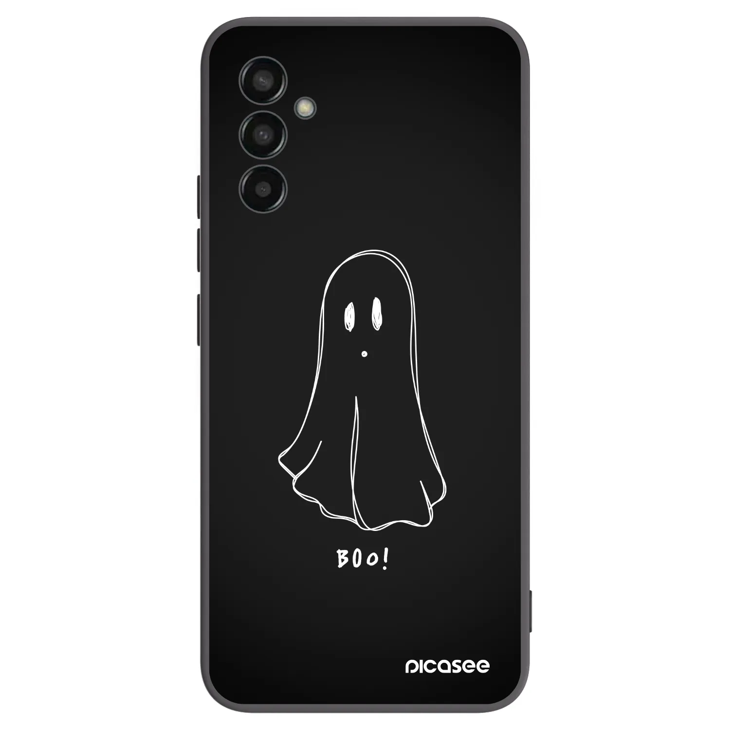 Picasee silikónový čierny obal pre Samsung Galaxy M13 M135F - Ghost 2