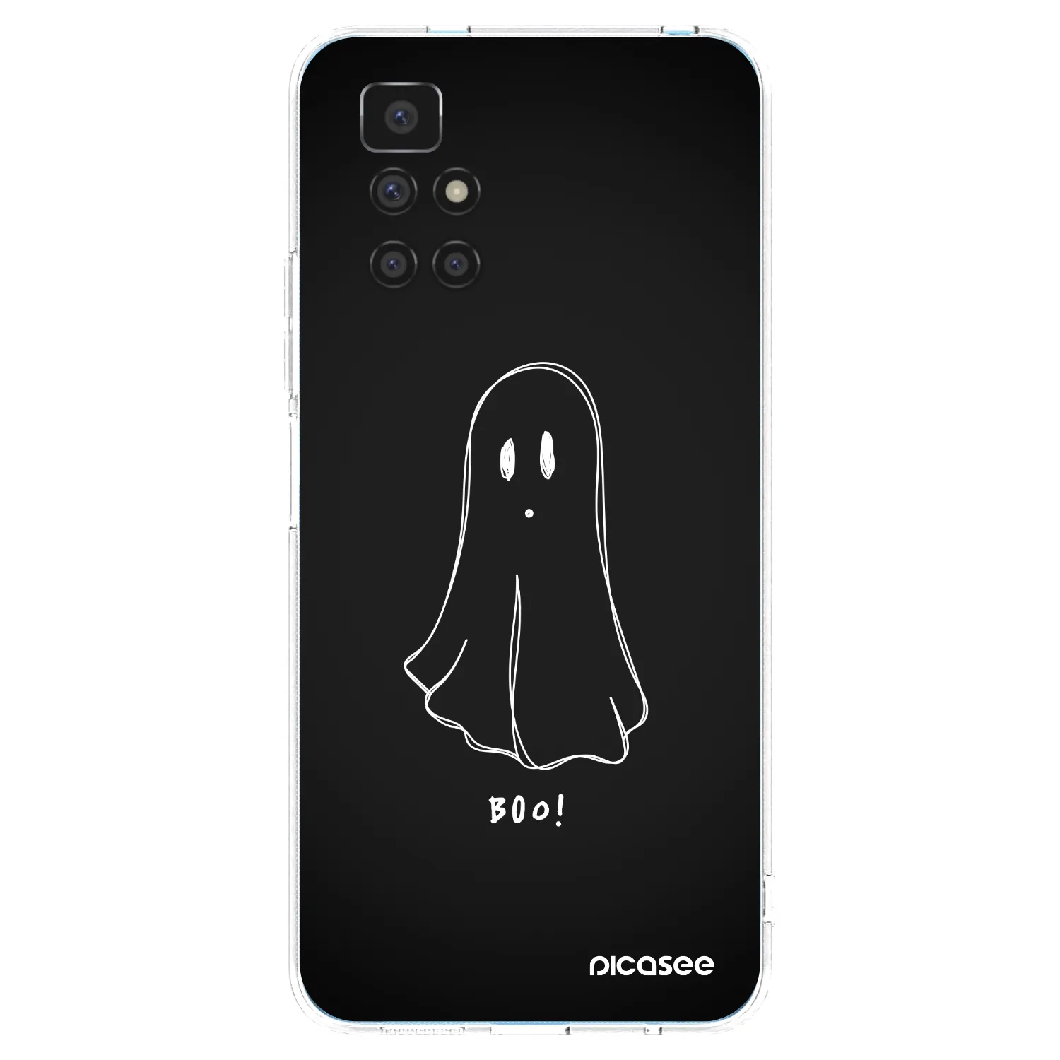 Picasee silikónový prehľadný obal pre Xiaomi Redmi 10 (2022) - Ghost 2