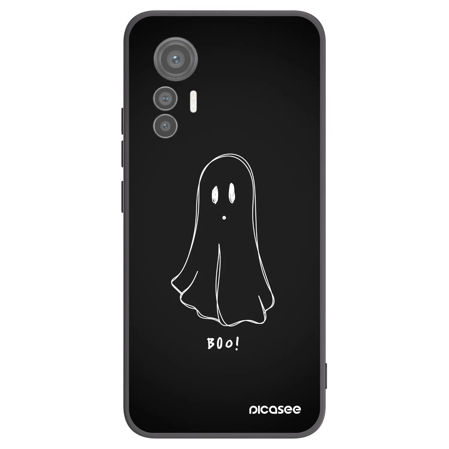 Picasee silikónový čierny obal pre Xiaomi 12 Lite - Ghost 2