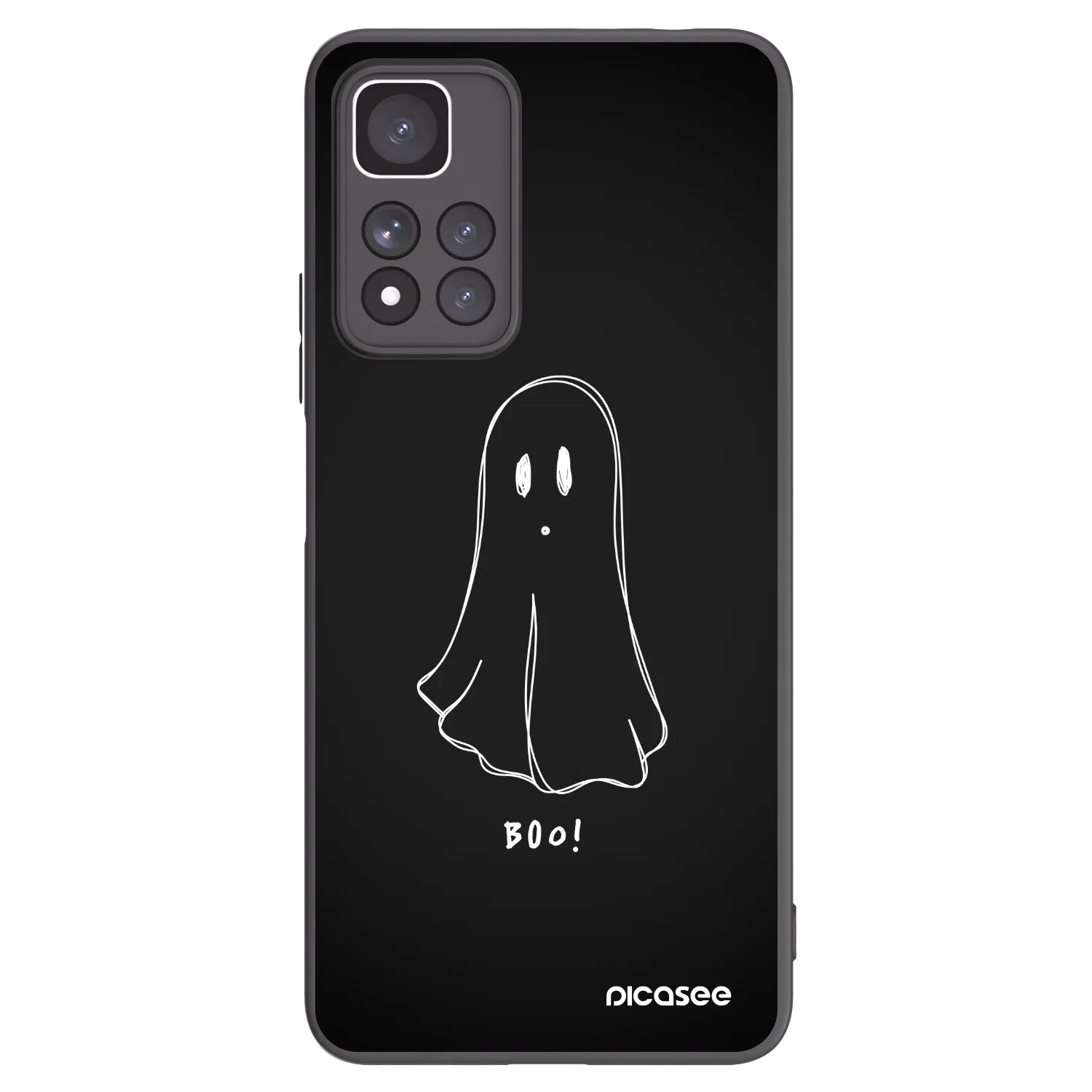 Picasee silikónový čierny obal pre Xiaomi Redmi Note 11 Pro+ 5G - Ghost 2