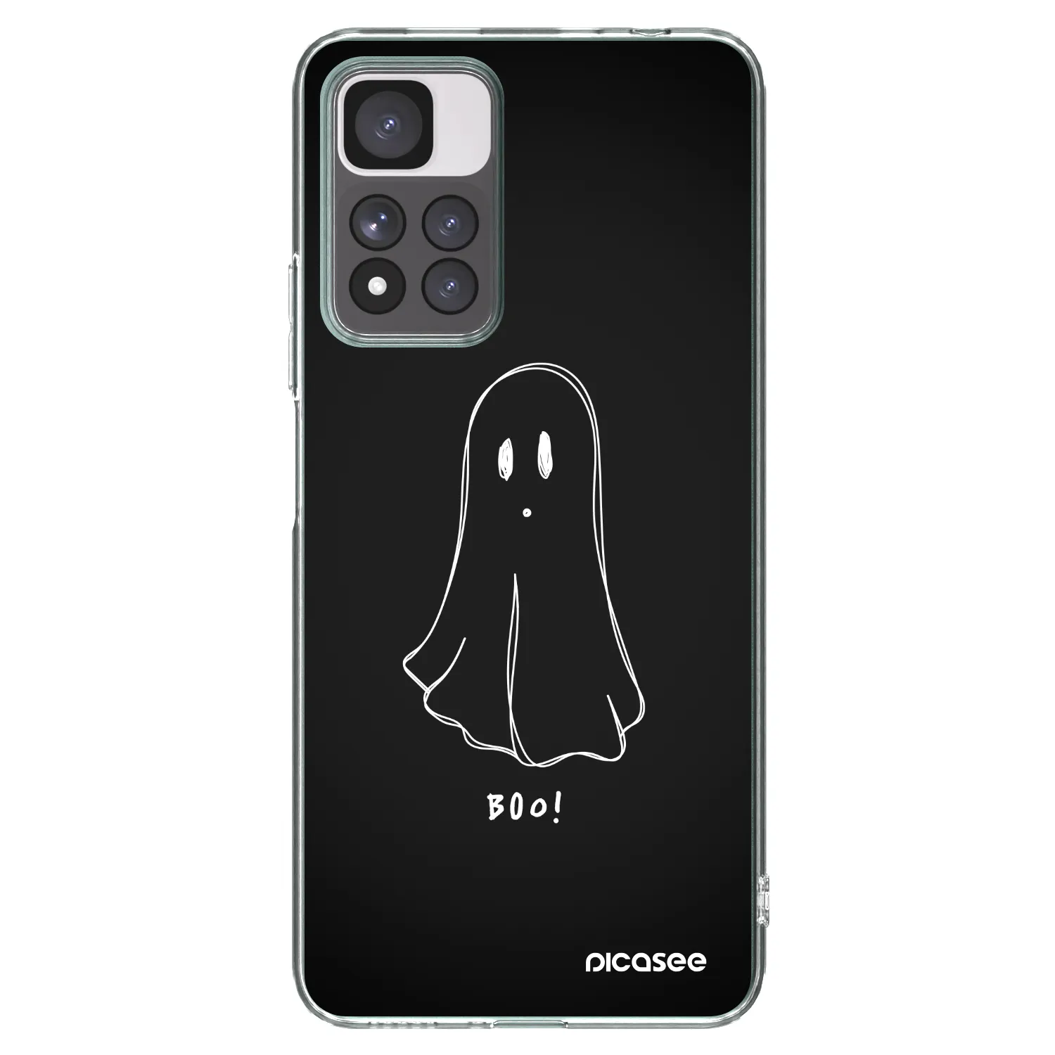 Picasee silikónový prehľadný obal pre Xiaomi Redmi Note 11 Pro+ 5G - Ghost 2