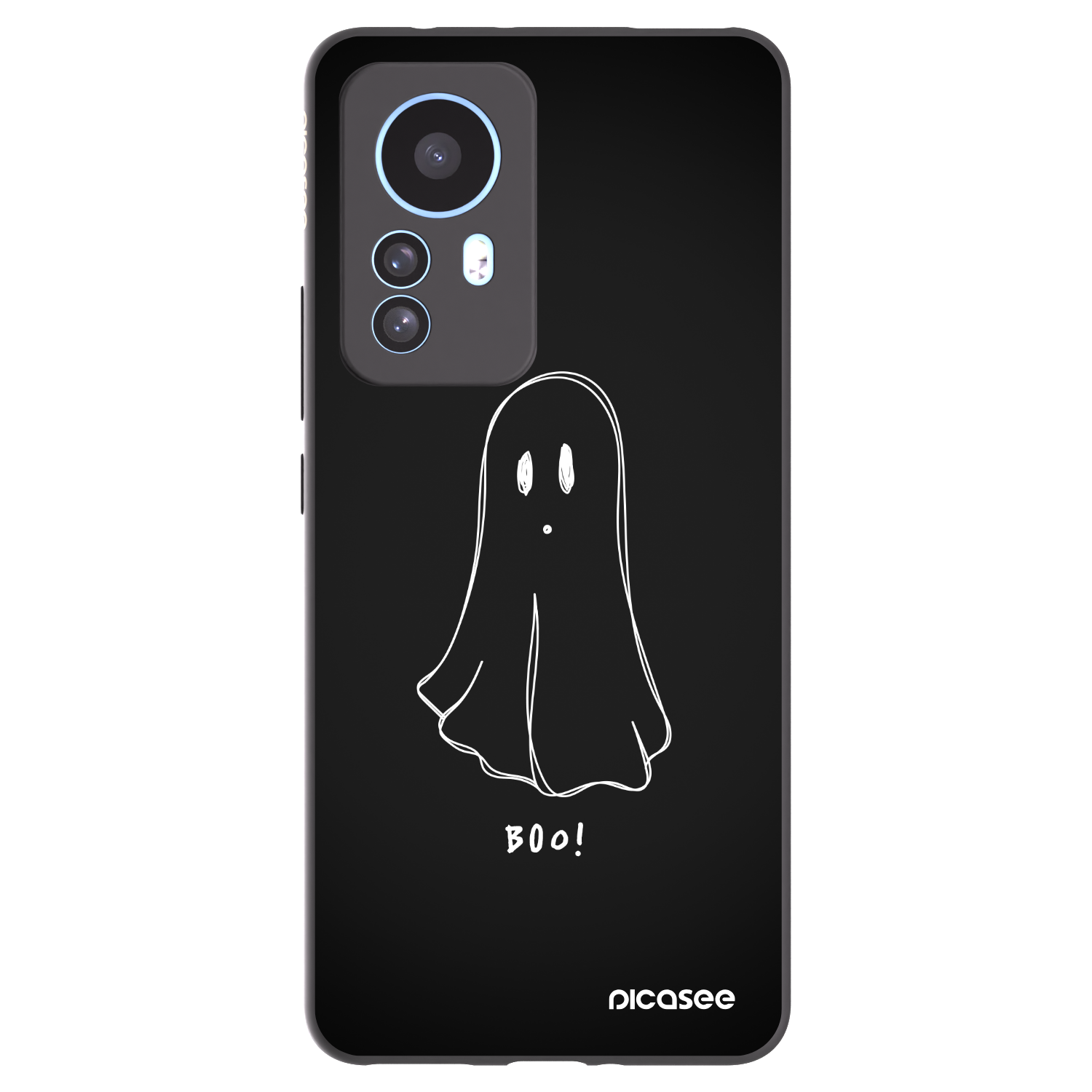 Picasee silikónový čierny obal pre Xiaomi 12T Pro - Ghost 2