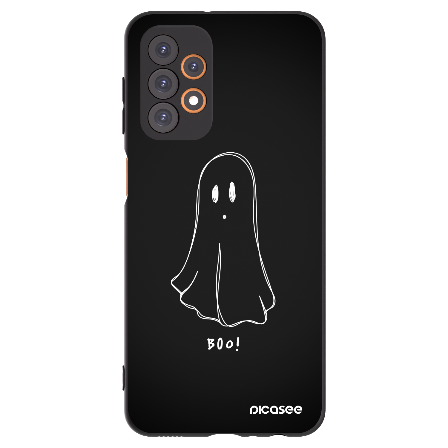 Picasee silikónový čierny obal pre Samsung Galaxy A23 A235F 4G - Ghost 2