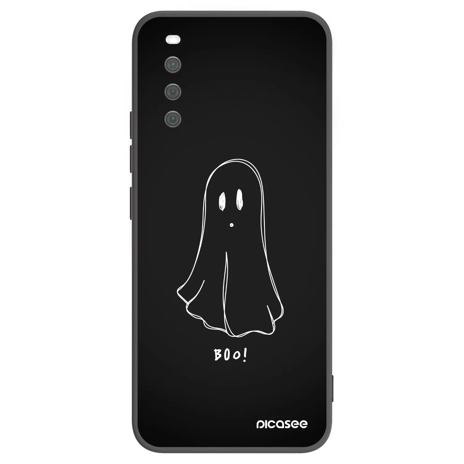 Picasee silikónový čierny obal pre Sony Xperia 10 III - Ghost 2