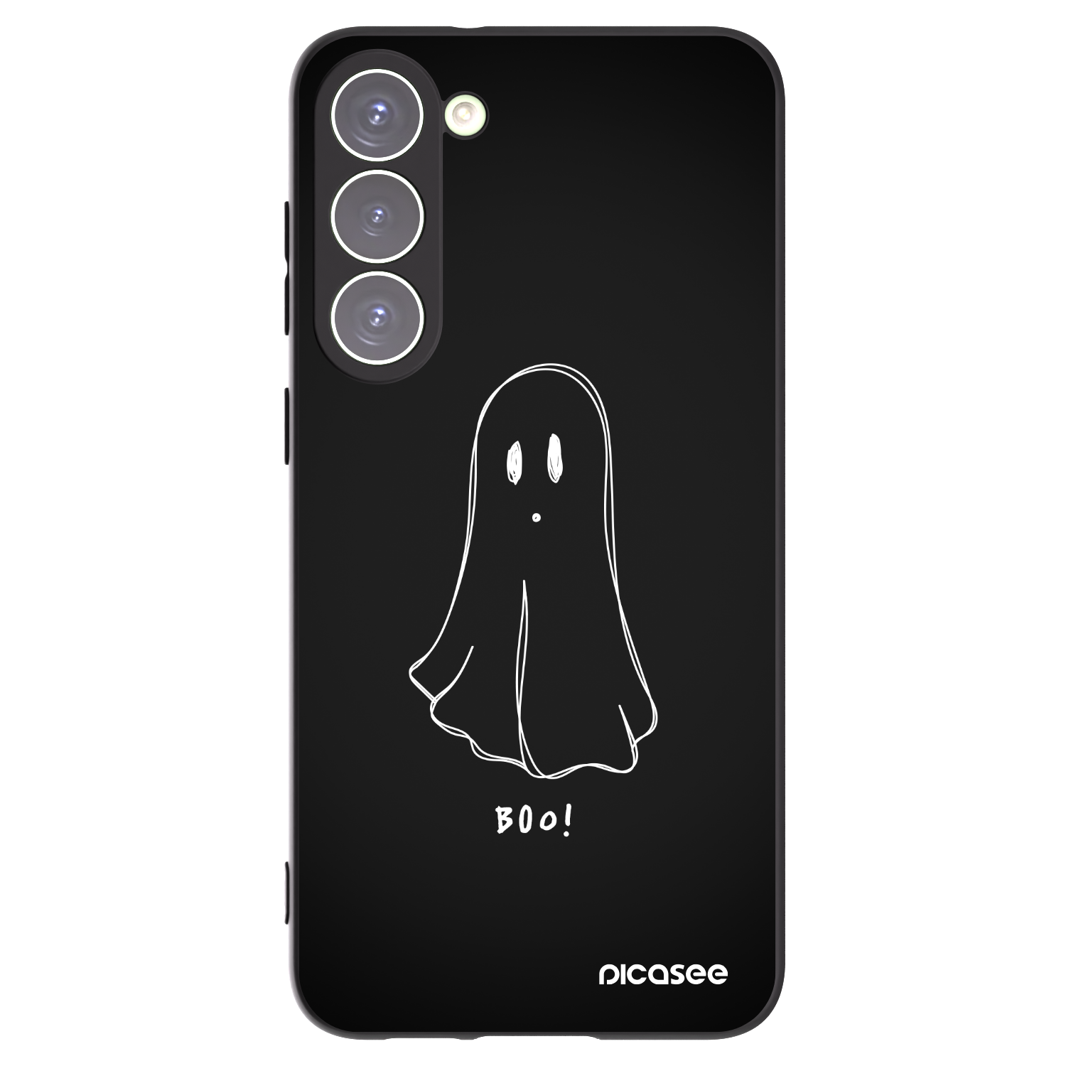 Picasee silikónový čierny obal pre Samsung Galaxy S23+ 5G - Ghost 2