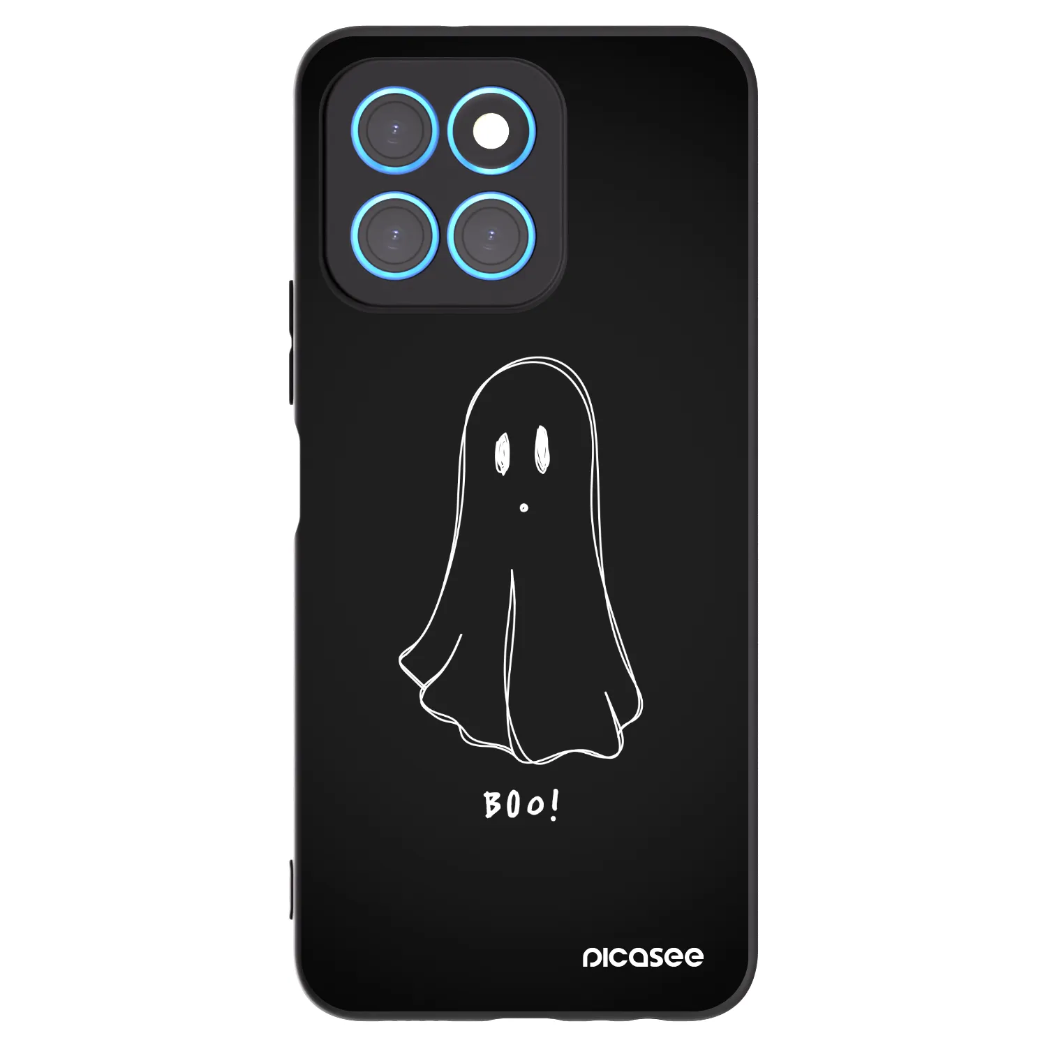 Picasee silikónový čierny obal pre Honor X6 - Ghost 2