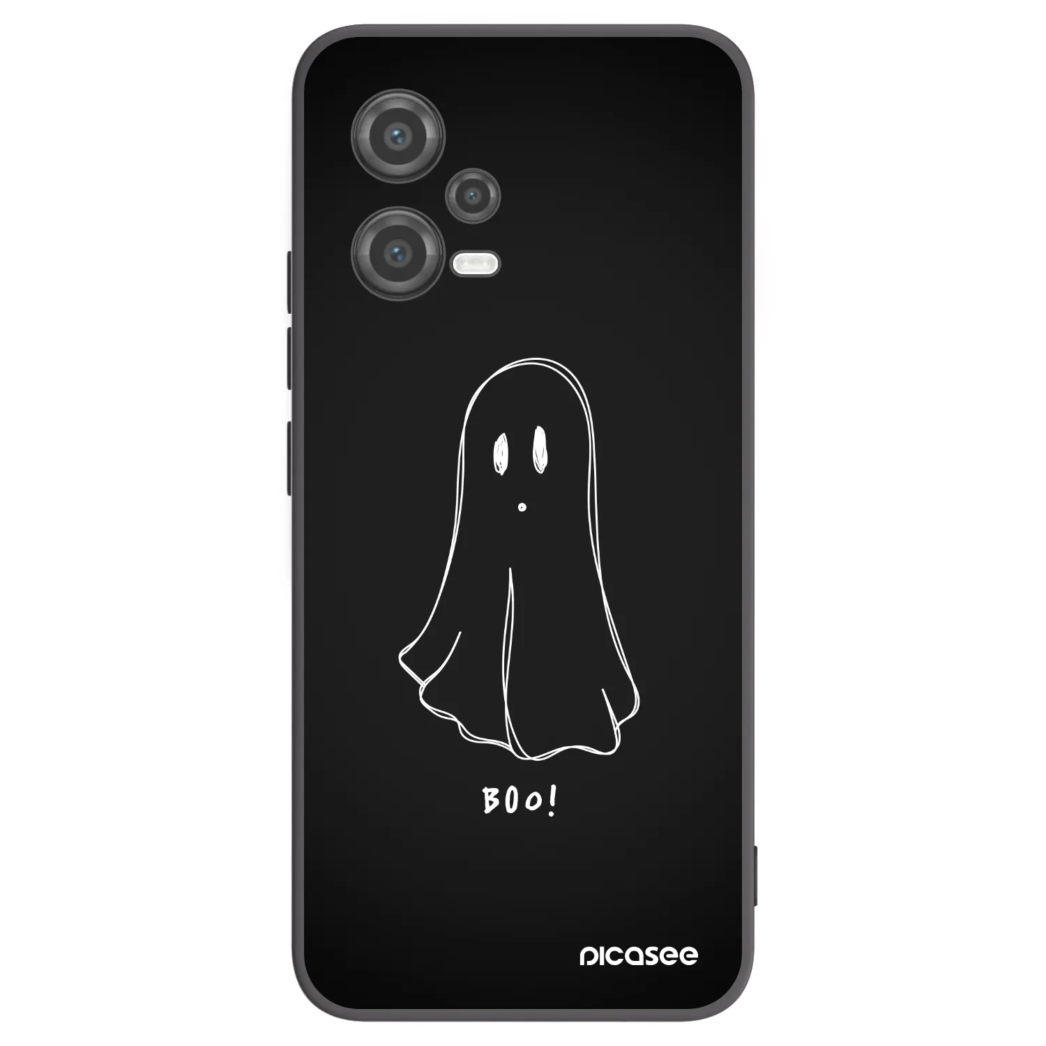 Picasee silikónový čierny obal pre Xiaomi Poco X5 - Ghost 2