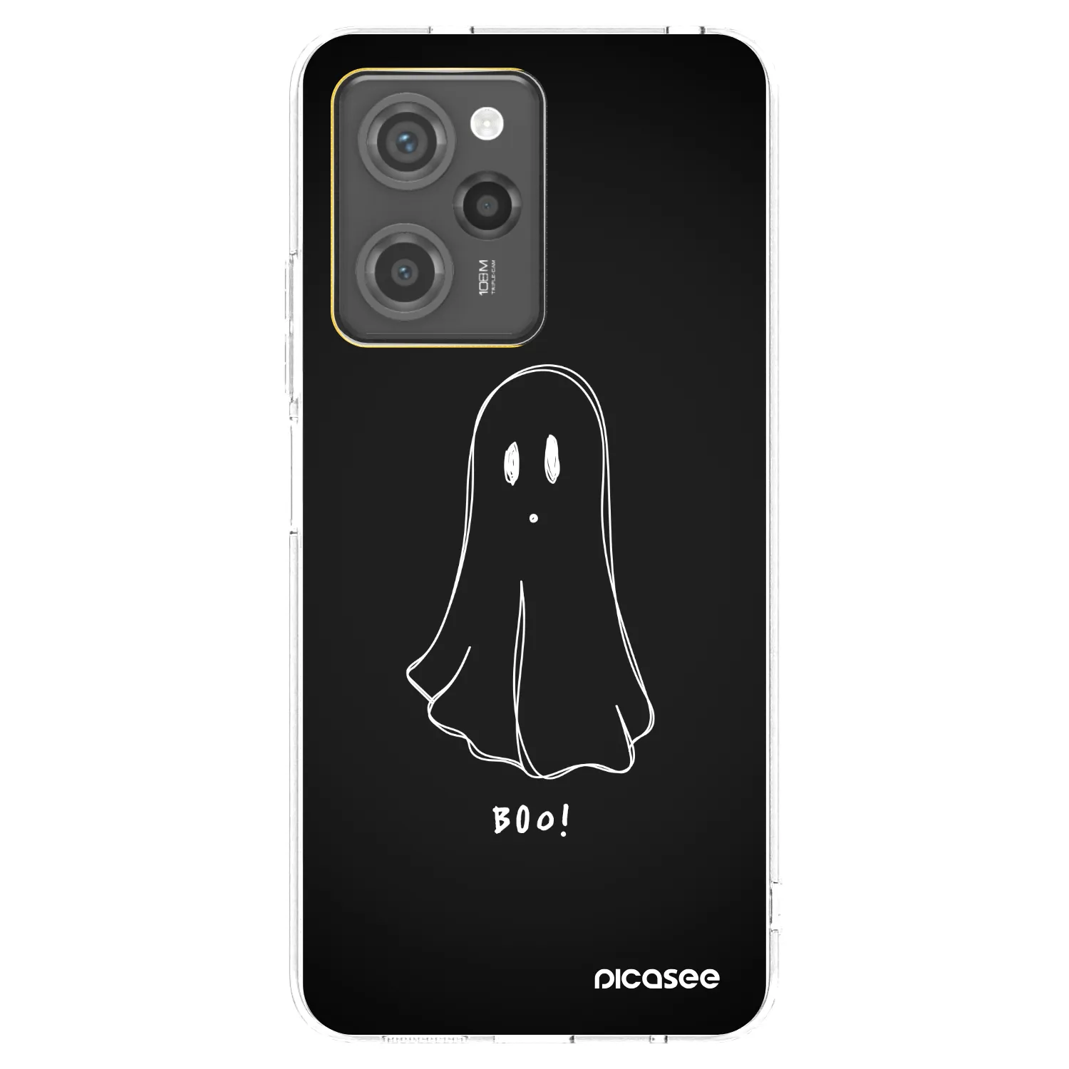 Picasee silikónový prehľadný obal pre Xiaomi Poco X5 Pro - Ghost 2