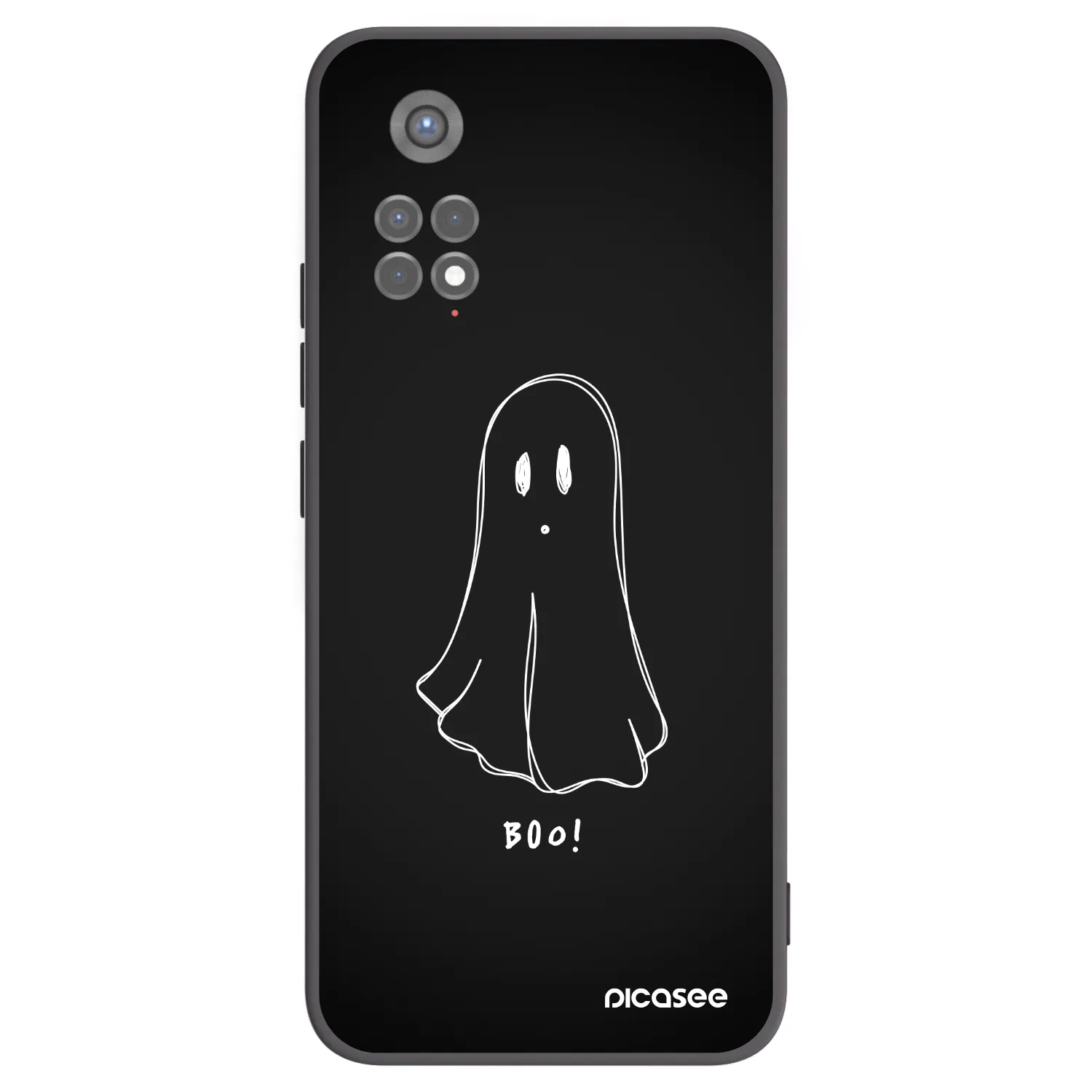 Picasee silikónový čierny obal pre Xiaomi Redmi Note 11S 5G - Ghost 2