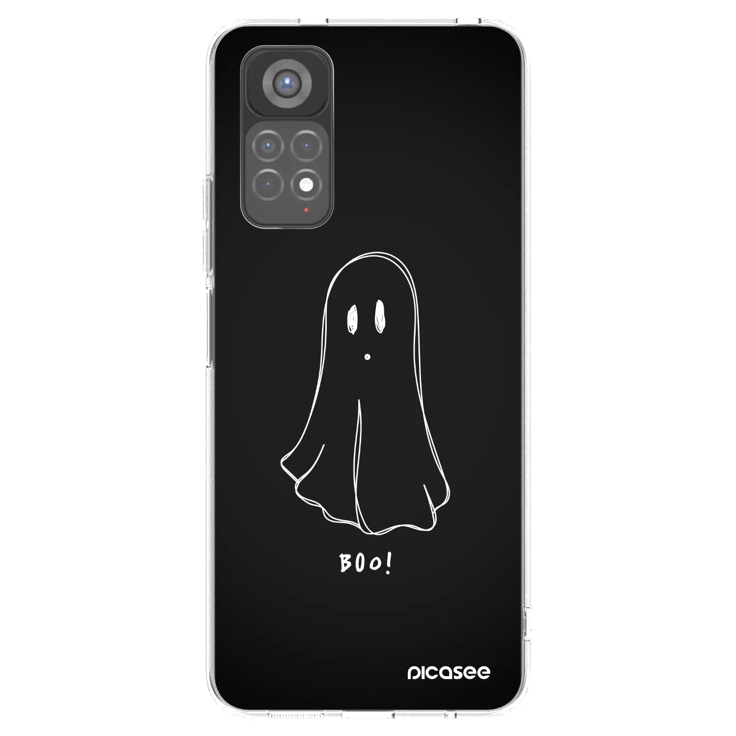 Picasee silikónový prehľadný obal pre Xiaomi Redmi Note 11S 5G - Ghost 2
