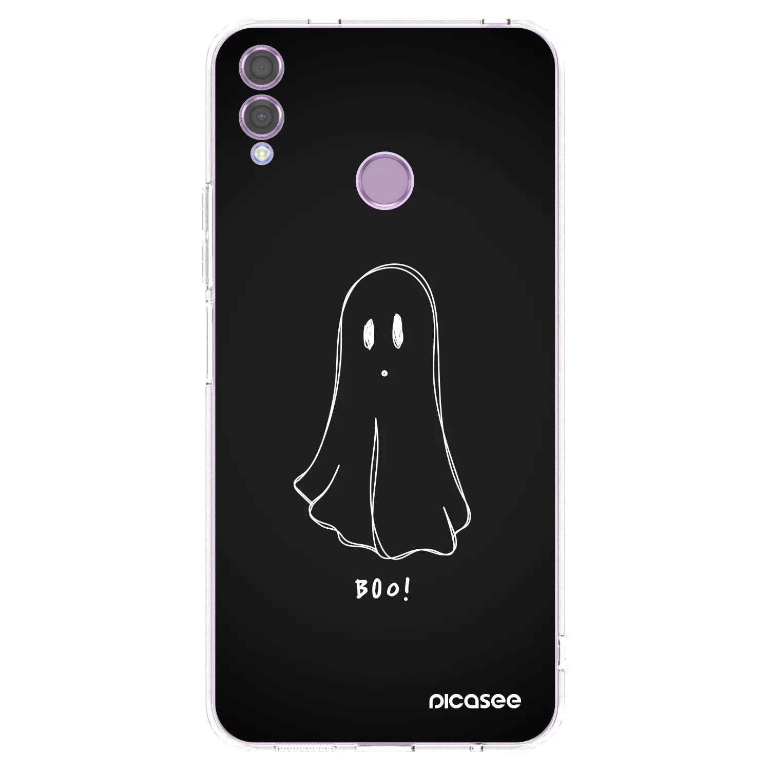 Picasee silikónový prehľadný obal pre Honor 8X - Ghost 2